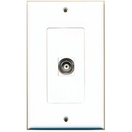 RiteAV 1 Port BNC Wall Plate OVERSIZED Jumbo MIDI