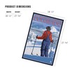 Skier Admiring, Steamboat Springs, Colorado (1000 Piece Puzzle, Challenging Jigsaw