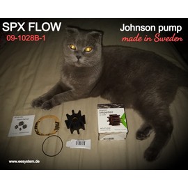 SPX FLOW 09-1028B Johnson Pump Marine Original Impeller Kit for F7B Transfer Pump, Boat Pump, Ship Pump, Ballast Pump, Yacht Pump, MC97 Impeller