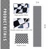 MUNILAIL 10 ft Checkered Floor Runner Race Car Theme Party