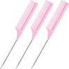 GENC BÉAUTY 3pcs Rat Tail Combs Parting Comb, Comb Set