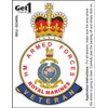 Royal Marines Commando Veteran Cap Badge Car Sticker - Also