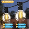 100FT G40 LED Outdoor String Lights with 50 Shatterproof Bulbs