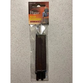 Pegas Scroll Sandpaper 1/2", Grit 80. (4 pieces)