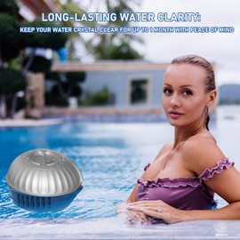 Lisyee Hot Tubs Replacement Cartridges Compatible with Frog @Ease Floating System SmartChlor Mineral Cartridges, Ideal for Hot Tubs Up to 600 Gallons, Pack of 4