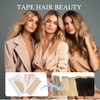 DOORES Tape Extensions Kleber doppelseitige Klebebänder für Haarverlängerungen mit starkem