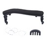 3 in 1 Violin Parts Kit Shoulder Rest Mute String