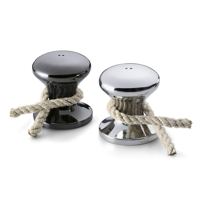 Philippi 273037 Hamburger Shaker for Salt, Nickel, Silver, 4.3 x