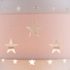 MiniSun Modern Pink & Dark Grey Cut Out Star Design