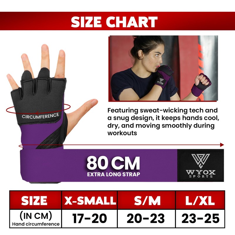 WYOX Boxing Hand Wraps for Men & Women – Quick
