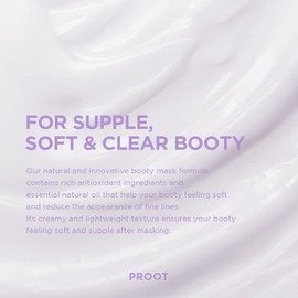Butt & Thigh Clarifying Wash Off Mask | Butt & Thigh Booty Mask | Lightweight Wash Off Type Butt Mask for Cellulite, Stretch Marks, Skin Detox, Ingrown Hairs | Skin Firming and Clearing Booty Mask Formula for Sensitive and All Skin Type | Formulated with