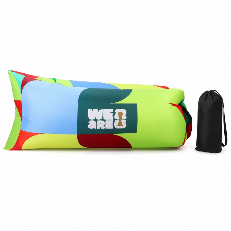 2026 Soccer Fan Inflatable Air Lounger for Outdoor Relaxation –