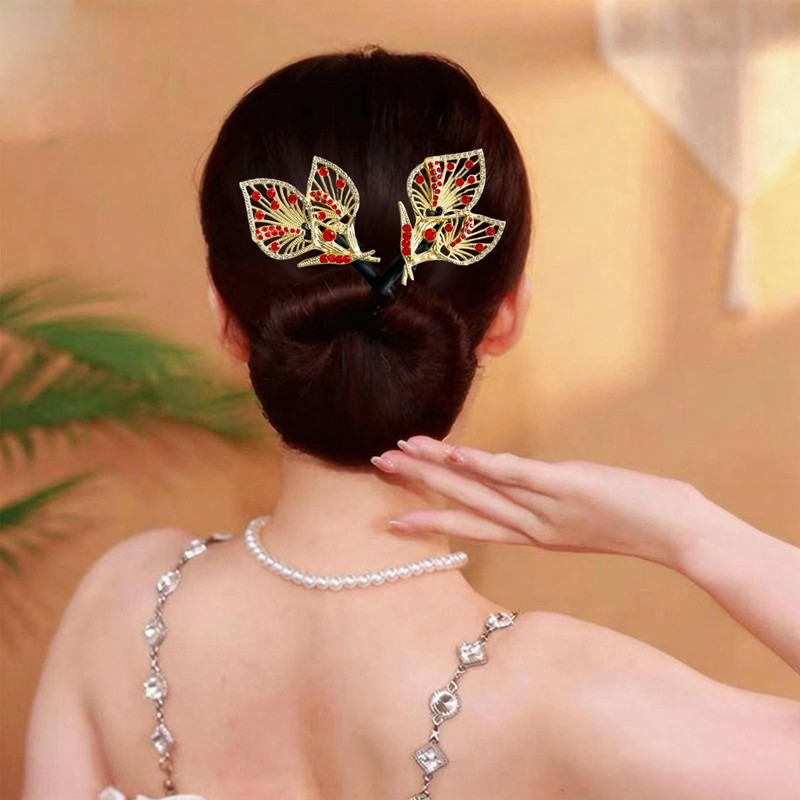 Bun Maker Crystal Hair Bun Maker French Twist Hair Disk