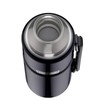 Thermos Stainless King Flask, glossy black, 1.2 L, 33.6 x