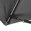 Kingsleeve Wind protection for cantilever parasols, robust metal hooks, variable,