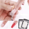 20Pcs White Nails Kit Nail Extensions Kit Fiberglass Nail Art