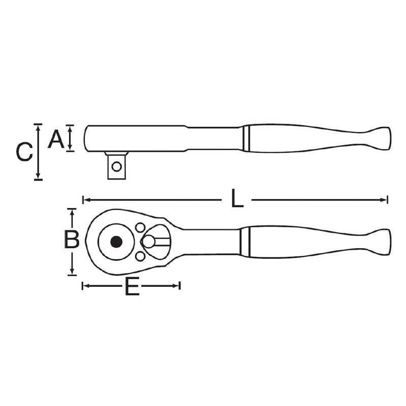 Aston Martin Cygnet 3/8 Drive (42T) sutabi- Ratchet 12530