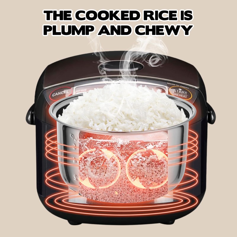 304 Stainless Steel Inner Pot 3.17 QT Rice Cooker Inner