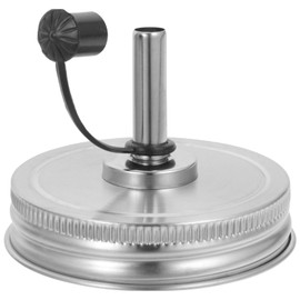 Alipis Stainless Steel Pouring Nozzle Vinegar Bottle Lid Syrup Dispenser Lid Moonshine Pour Spout Lid Jar Oil Pour Lid Mason Jar Covers Mason Jar Pitcher Lid Mason Jars Silver