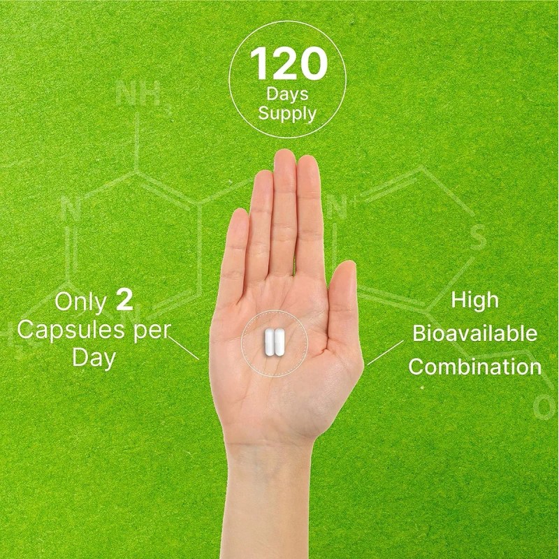 Vitamina B1 Complex Con Benfotiamina240 Cápsulas Hecho Usa Sabor S/n