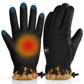 Cevapro Winter Gloves Men Women Warm Touchscreen Gloves Waterproof Thinsulate Windproof Ski Gloves