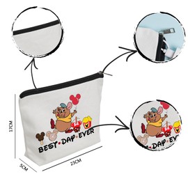 WZJHCL Gus Makeup Pouch Bag Best Day Ever Gus Cosmetic Kit Bag Gus Mouse Storage Pouch Bag Gus Mouse Lover Gift (Gus Best Day Ever)