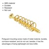 PATIKIL Bass Guitar Pickguard Mounting Screws with Spring M2.5x26mm Bass