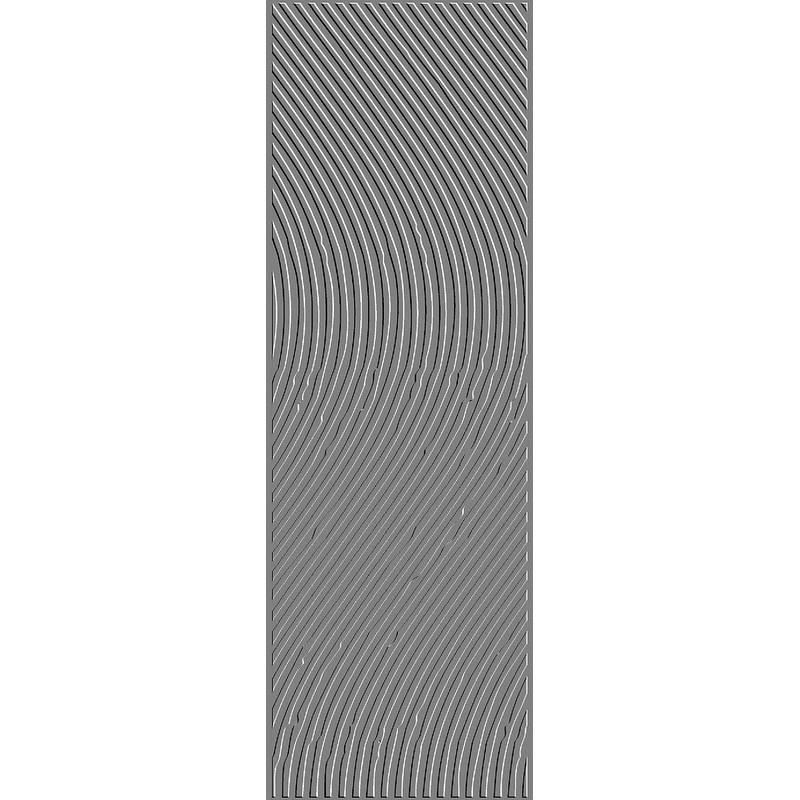 Rolling Mill Pattern, Making Waves (2.4” X 7”) by RMR