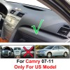 Xukey For TOYOTA CAMRY 2007-2011 US DashMat Dash Cover Dashboard