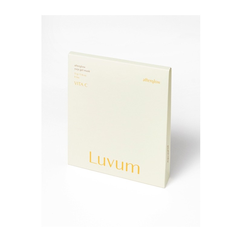 [1+1] Afterglow Yuzu Gel Mask 5 sheets / [1+1] 애프터글로우