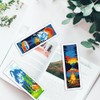INFUNLY 6pcs Camping Theme DIY Cross Stitch Bookmark Kits for
