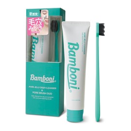 Bamboni Gel Cleanser, 4.2 fl oz (120 ml), Korean Regular Import, Facial Cleanser, Glutinous Skin, Sensitive Skin, Acne, Dry Skin (Includes Facial Brush Included)