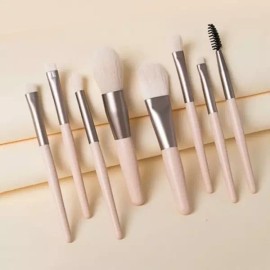 메이크업 브러쉬 8종 세트 파우치 포함 Makeup Brush 8 Piece Set with Pouch