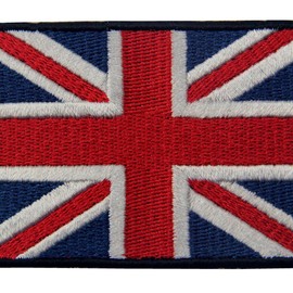 Great British Union Jack Flag Embroidered UK England Flag Iron On Sew On Patch
