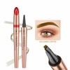3D Eyebrow Pencil, Waterproof, Microblading Eyebrow Pencil with 4 Fork