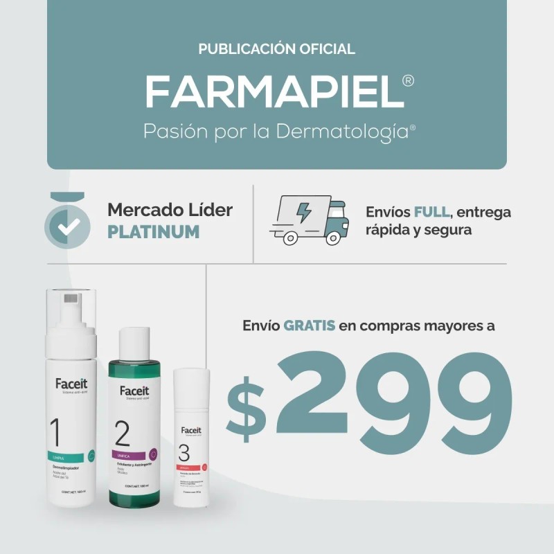 Rutina Facial Tratamiento Contra Acne 3 Pasos Kit Faceit