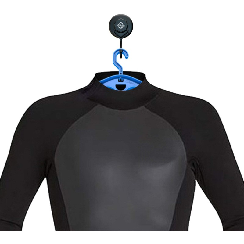 SURF LOGIC Surflogic Wetsuit Suction Hook, Gender-Free, Black, L