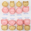 MIANXIAOXIN 8 Pcs Animals Cookie Cutters Cartoon Fun Biscuit Moulds