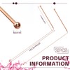 Copper Diwsing Rods 2pcs 99.9% Pure Copper Water Detection (A)