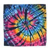 Cotton Dark Storm Tie-Dye Bandana, Multi-Color