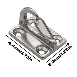 Heavy Duty Pet Stake Secure Dog Anchor Leash Holder Dog Leash Hook Wall Hook Easy to Install Use Indoor Outdoor with Screw for Pet Equipment and Home Use