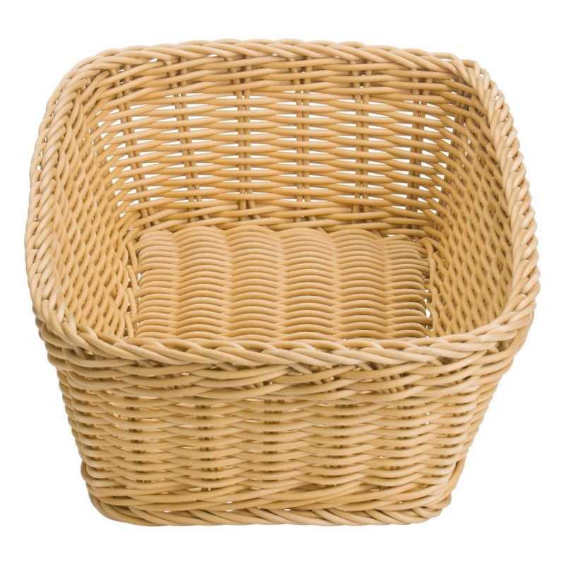 Saleen Multi-Purpose Basket, Suitable for Gastronomy, Rectangular, Plastic Fibre, Dark