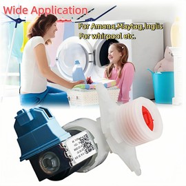 LZXQYMX Washer Inlet Valve W10212598 WPW10212598 - Direct Fits for Whirlpool & Kenmore | Snap Installation, Corrosion Resistant