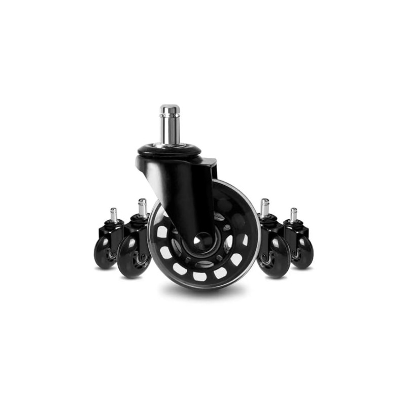 4PCS Office Chair Casters Hard Floor Premium Caster Wheels for
