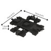 TracksCreations 4-way Rotary Crossing for Duplo Compatible Train
