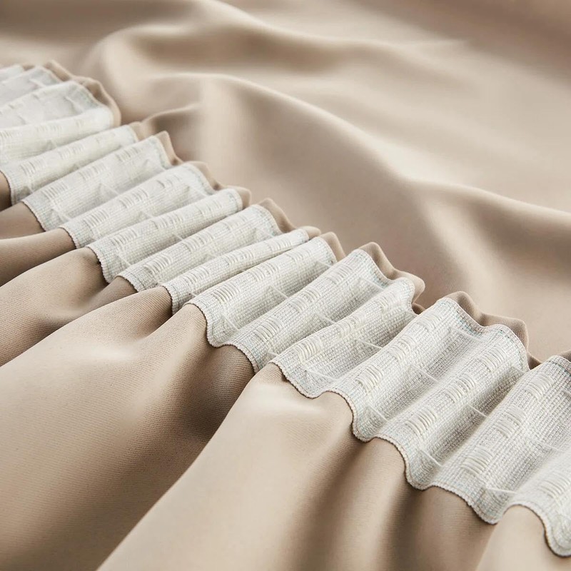 Byour3 - Curtain Tape for Wavy Curtains - White Ruffle