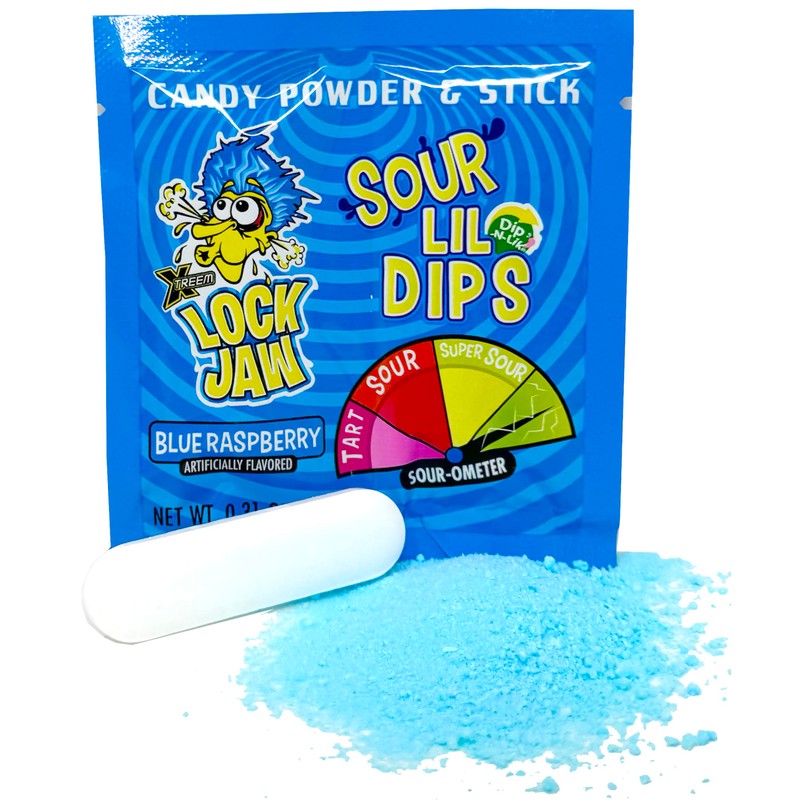 Lockjaw Sour Lil Dips Dip Candy Bulk Dipping Sticks with