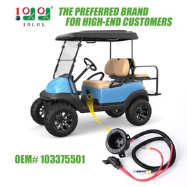 10L0L Golf Cart Charger DC Receptacle for Club Car Precedent 2004-up Electric Carts, Replaces OEM 103375501