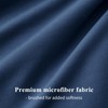 Aisbo Pillowcases 2 Pack - Navy Blue Standard Pillow Case