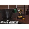 Drill Powered Tub, Sink, Porcelain, Tile and Grout Brush Small